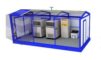 Блок-контейнер для станции подготовки сжатого воздуха БККС-4