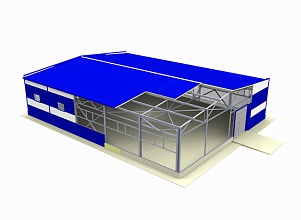 Теплый модульный склад МСЗ-2